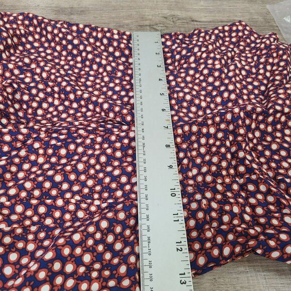 I Love H81 Womens SM Sleeveless Apple Polka Dot Print Dress Blue Red Rayon Lined - Picture 8 of 12